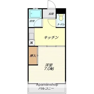 レジデンスK【205号室】の間取り