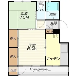 秀山ビル【403号室】の間取り