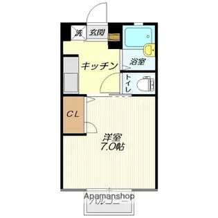 プライムN【102号室】の間取り
