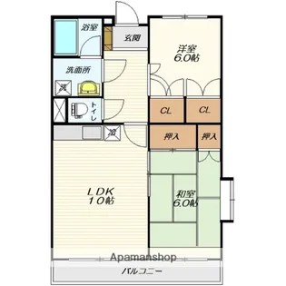 VESTA七日町【301号室】の間取り
