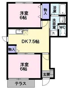 コンシェールM【1階】の間取り