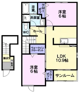 MIRAI【2階】の間取り