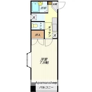 1Kの間取り画像