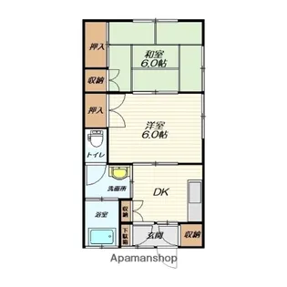 藤ハイツ【201号室】の間取り