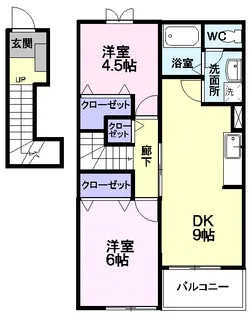 エクセレントヴィラ A【2階】の間取り