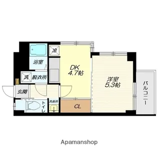 カーサ・アリエッタ【501号室】の間取り