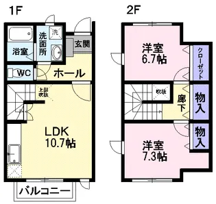 メゾン・谷【1階】の間取り