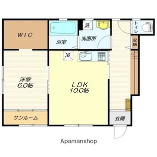 メゾン・ジュネスⅧ【1階】の間取り