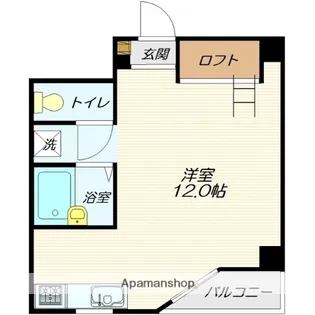 セントラルコーポ大築【406号室】の間取り