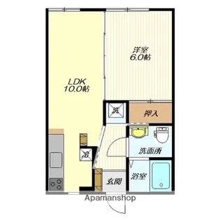 カーサ・ベルデ(南原町)【102号室】の間取り