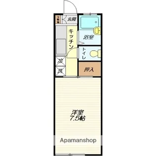 さくらハイツA棟 (片谷地)【5号室】の間取り