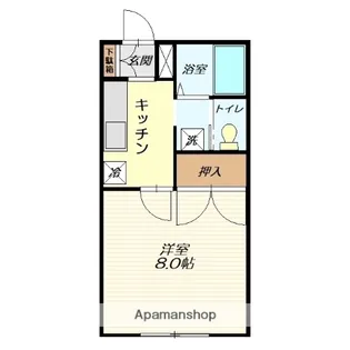 メゾン桜田(桜田西)B【204号室】の間取り