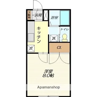メゾン桜田(桜田西)A【205号室】の間取り