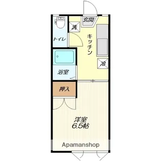 メゾン若草【105号室】の間取り