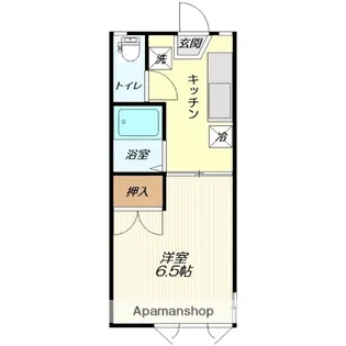 メゾン若草【201号室】の間取り