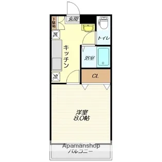 アンジェラ【303号室】の間取り