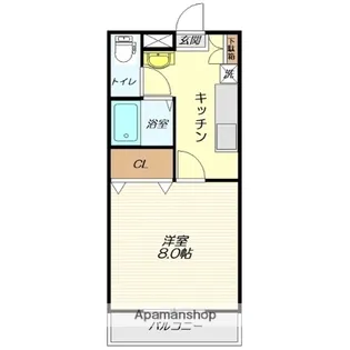 アンジェラ【305号室】の間取り