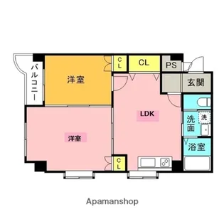 フローラTWO【501号室】の間取り