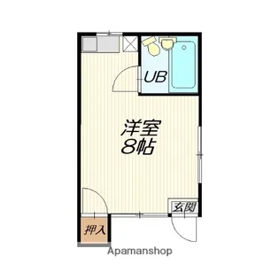 ピングポン設楽【102号室】の間取り