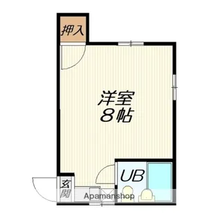 ピングポン設楽【105号室】の間取り