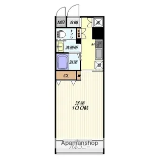 ザ シティパル エンレイ【604号室】の間取り