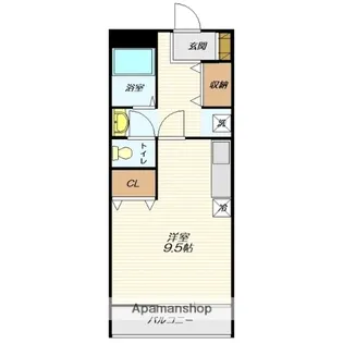 KENSINGTON(ケンジントン)【204号室】の間取り
