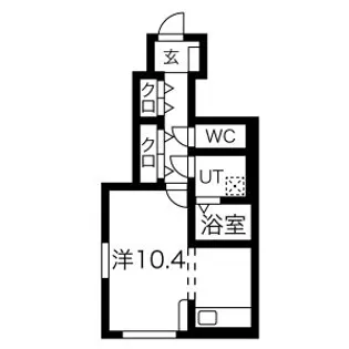 アビタシオン【1階】の間取り