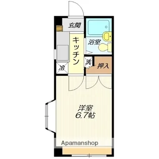 コーポ前田Ⅱ【301号室】の間取り
