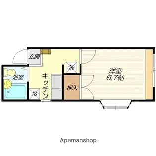 コーポ前田Ⅰ【307号室】の間取り