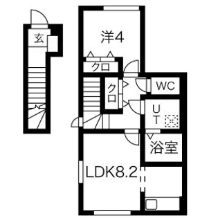 シンフォニー【2階】の間取り