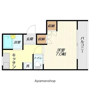 半田コーポ【106号室】の間取り