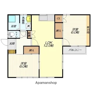 DEARさくら台 B棟【102号室】の間取り