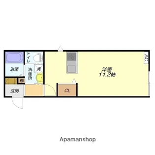 シャーメゾン凛【201号室】の間取り