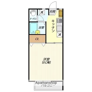 フレグランス阿古耶A棟【205号室】の間取り