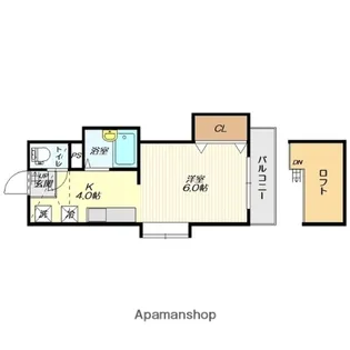 ボストンハウスⅡ【223号室】の間取り