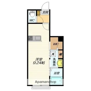 プレシャスグランデ【203号室】の間取り