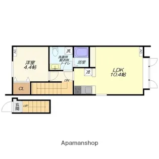 SIELA三日町【207号室】の間取り