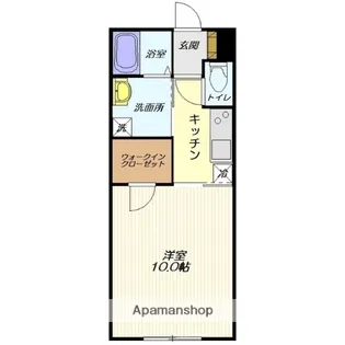 クレスト青柳【1階】の間取り