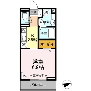 グリーンヒルズ Ⅶ【3階】の間取り
