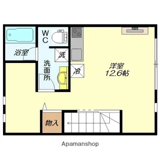 TUKURIE香澄町【202号室】の間取り