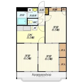 アールティマンション高屋【202号室】の間取り