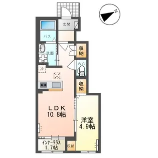 メゾン ドュ サンテ B【1階】の間取り