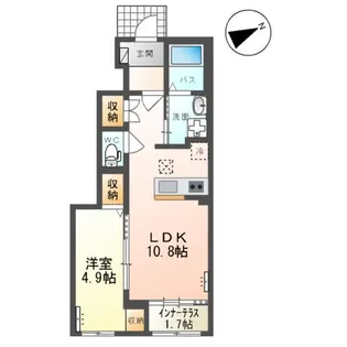 メゾン ドュ サンテ B【1階】の間取り