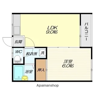 アーバンハイツ(東根市)【206号室】の間取り