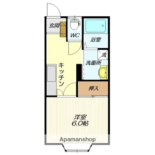 桜まちテラス A棟【106号室】の間取り