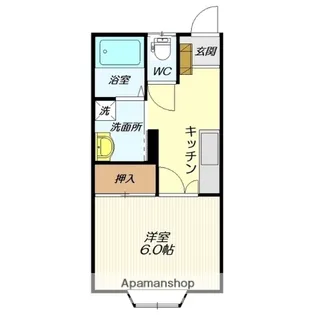 桜まちテラス A棟【105号室】の間取り
