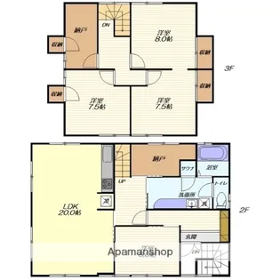 青田5丁目池田様住居【-号室】の間取り
