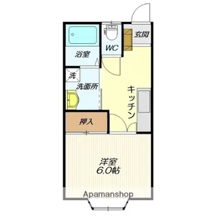 桜まちテラス B棟【210号室】の間取り