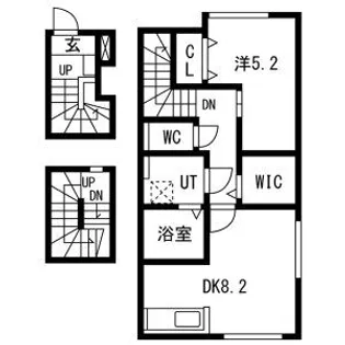 とってもたのし荘【3階】の間取り