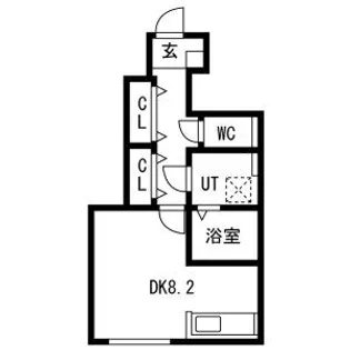 とってもたのし荘【1階】の間取り